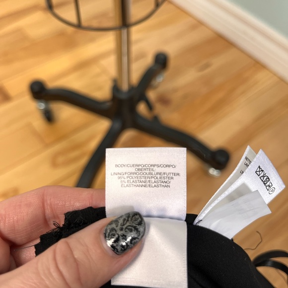 Anne Klein black dress new with tags elegant lined evening occasion party - Picture 14 of 15